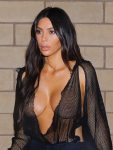 Kim Kardashian Braless Boobs