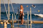 Kimberley Garner Small White Bikini