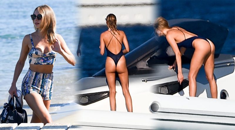 Kimberley Garner – Swimsuit Candids in St. Tropez
