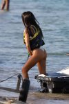 Kourtney Kardashian Transparent Swimsuit