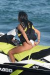 Kourtney Kardashian Transparent Swimsuit