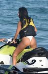 Kourtney Kardashian Transparent Swimsuit