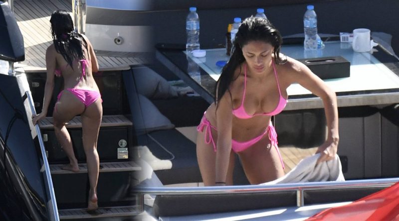 Nicole Scherzinger – Bikini Candids in Mykonos
