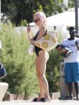 Pixie Lott Ass Swimsuit