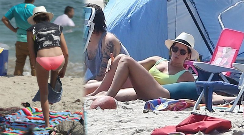 Ashley Tisdale – Bikini Candids in Malibu