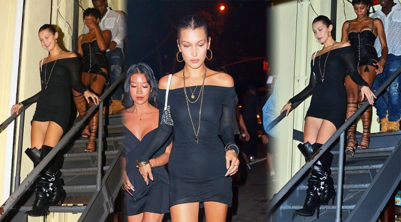 Bella Hadid – Leggy Candids in New York