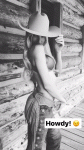 Candice Swanepoel Sexy Cowgirl