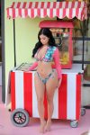 Demi Rose Boobs Bikini