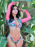 Demi Rose Boobs Bikini