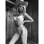 Elsa Hosk Cowgirl
