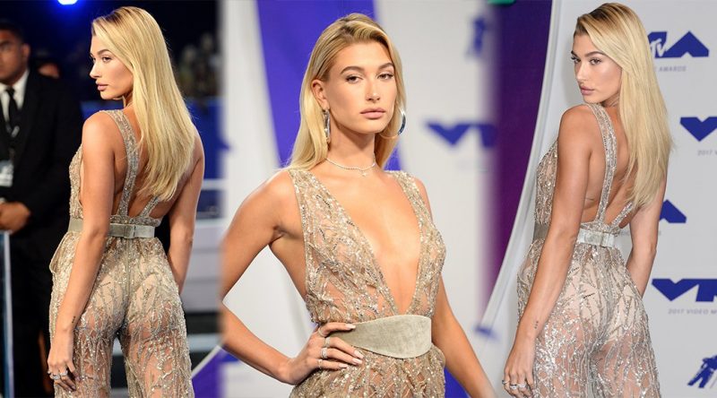 Hailey Baldwin – 2017 MTV Video Music Awards in Los Angele