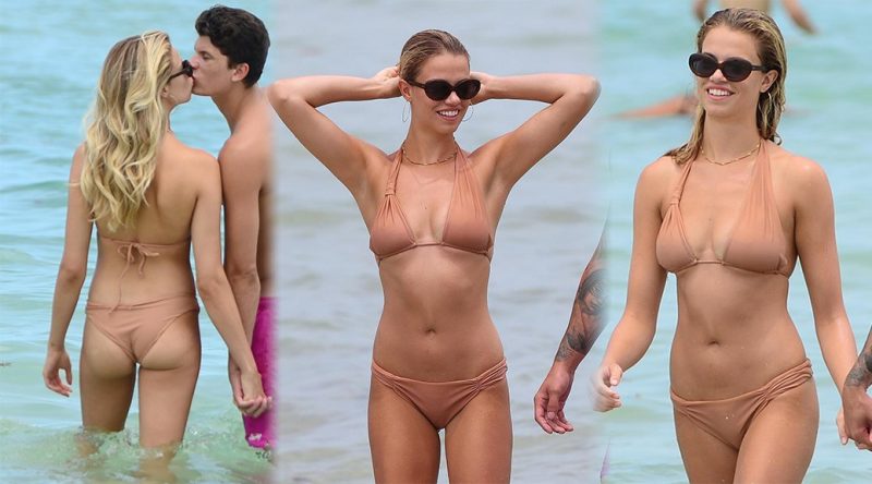 Hailey Clauson – Bikini Candids in Miami