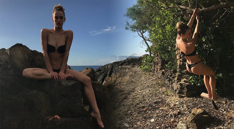 Hannah Ferguson – Thong Bikini Photoshoot