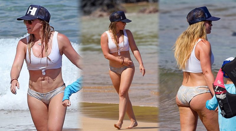 Hilary Duff – Bikini Candids in Maui