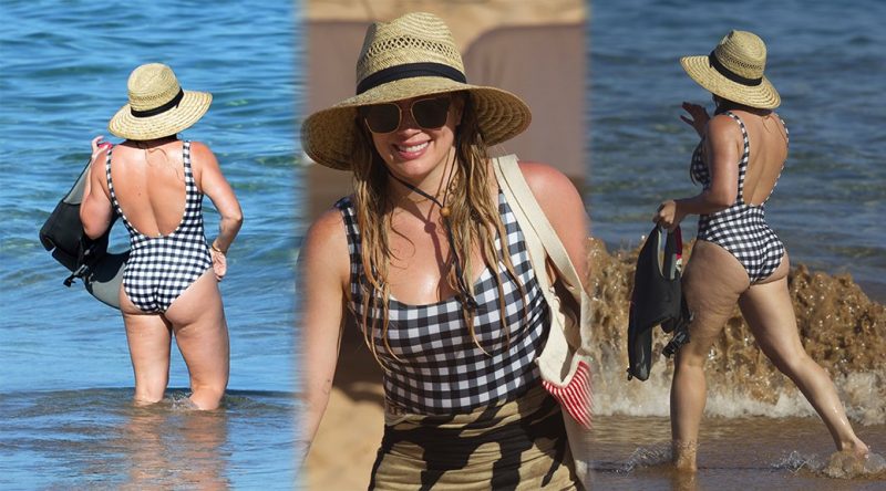 Hilary Duff – Swimsuit Candids in Hawaii