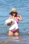 Hilary Duff Swimsuit Pink