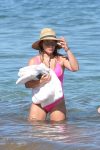 Hilary Duff Swimsuit Pink