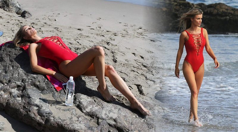 Joanna Krupa – “138 Water” Swimsuit Photoshoot in Malibu