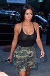 Kim Kardashian Braless Boobs