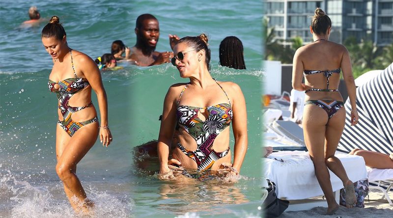 Lola Ponce – Bikini Candids in Miami