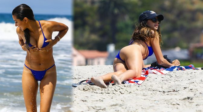 Noureen DeWulf – Bikini Candids in Santa Monica