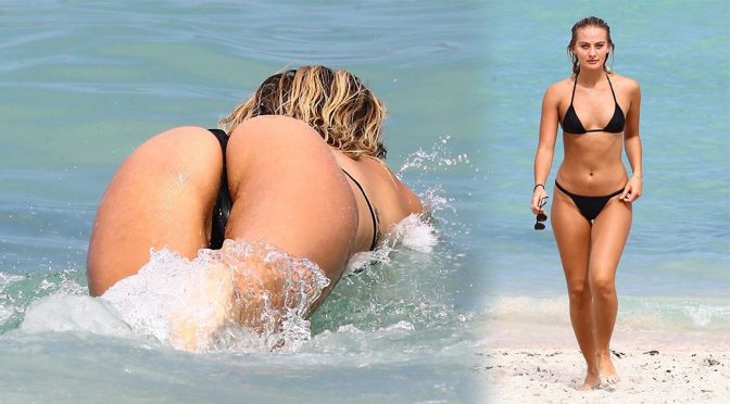 Selena Weber – Bikini Candids in Miami