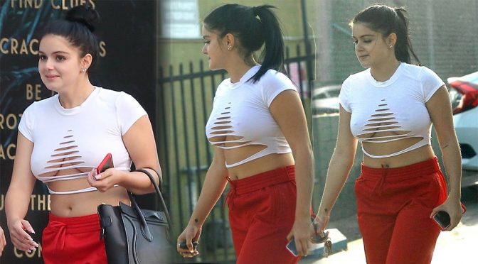 Ariel Winter – Braless Candids in Sherman Oaks