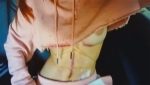 Bella Thorne Braless Boobslip