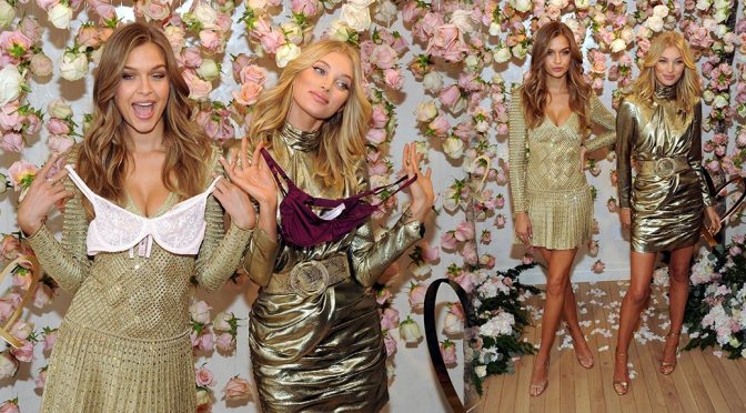 Josephine Skriver and Elsa Hosk – LOVE Fragrance Launch in New York