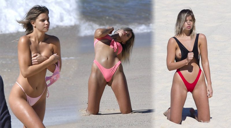 Kristina Mendonca – Bikini Photoshoot Candids in Sydney