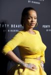 Rihanna Braless