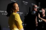 Rihanna Braless