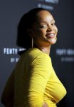 Rihanna Braless