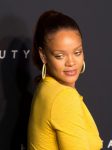 Rihanna Braless