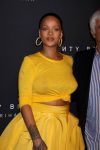Rihanna Braless