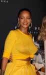 Rihanna Braless