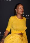 Rihanna Braless