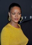 Rihanna Braless