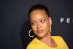 Rihanna Braless