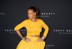 Rihanna Braless