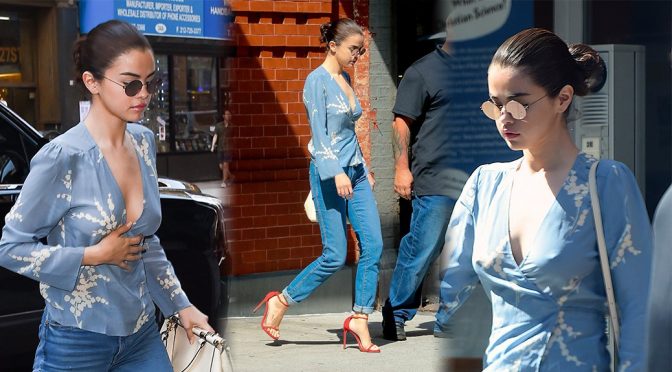 Selena Gomez Braless