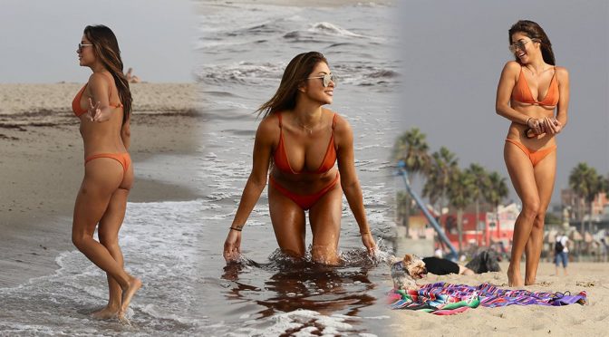 Arianny Celeste – Bikini Candids in Venice