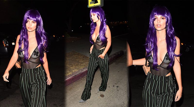 Emily Ratajkowski – Halloween Party in Los Angeles