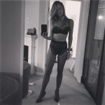 Genevieve Morton Black Lingerie