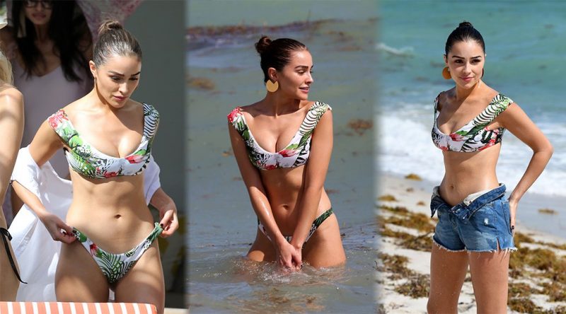 Olivia Culpo – Bikini Candids in Miami