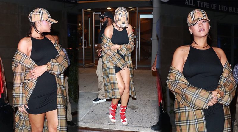 Rihanna – Leggy Candids in New York