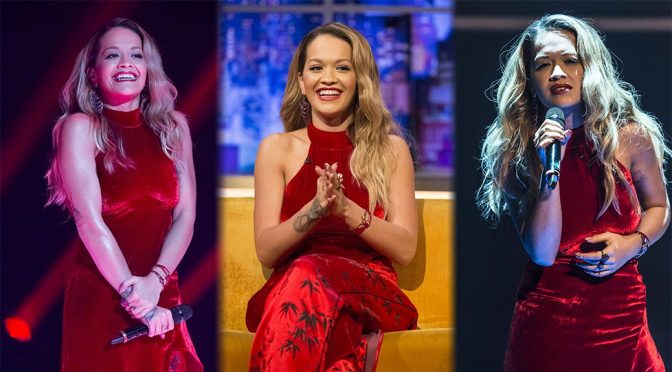Rita Ora Braless Pokies