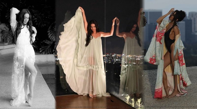 Vanessa Hudgens on “Reminding Me” Music Video Set