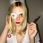 Elle Fanning Sexy Nurse