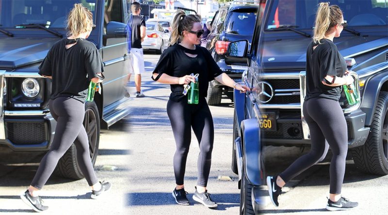 Hilary Duff – Candids in Studio City